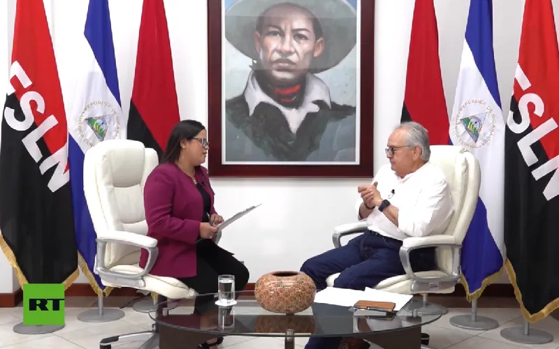 Entrevista al Doctor Gustavo Porras con la Periodista Silvana Jarquín León, Corresponsal de RT en Nicaragua