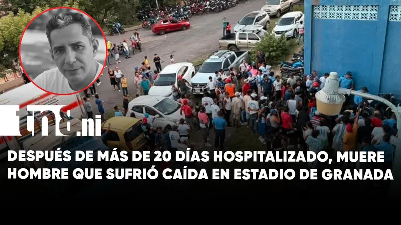 Fallece hombre que cayó del estadio de Granada después de casi un mes de...