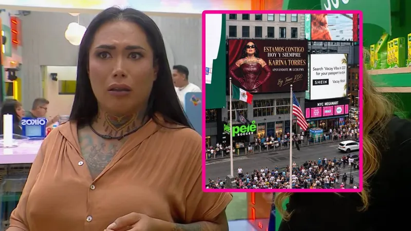 Aparece ESPECTACULAR EN NUEVA YORK apoyando a Karina Torres en LCDLF: “Estamos contigo hoy y siempre”