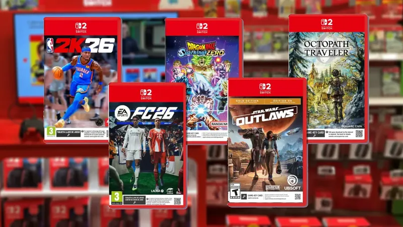 Estados Unidos incrementa el gasto en juegos físicos, pero es gracias sobre todo a las Game-Key Cards de Nintendo Switch 2
