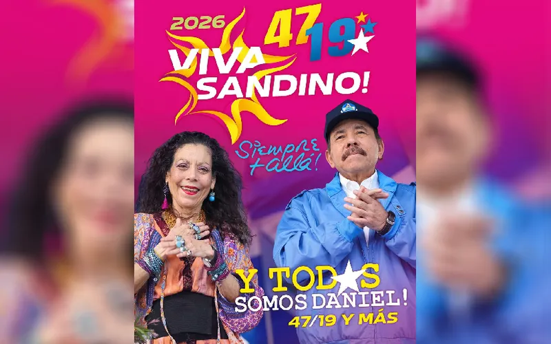 El pueblo nicaragüense avanza al 47/19 con amor, dignidad y soberanía