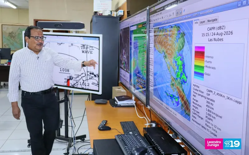 INETER prevé una semana de pocas lluvias en el Pacífico y Centro-Norte