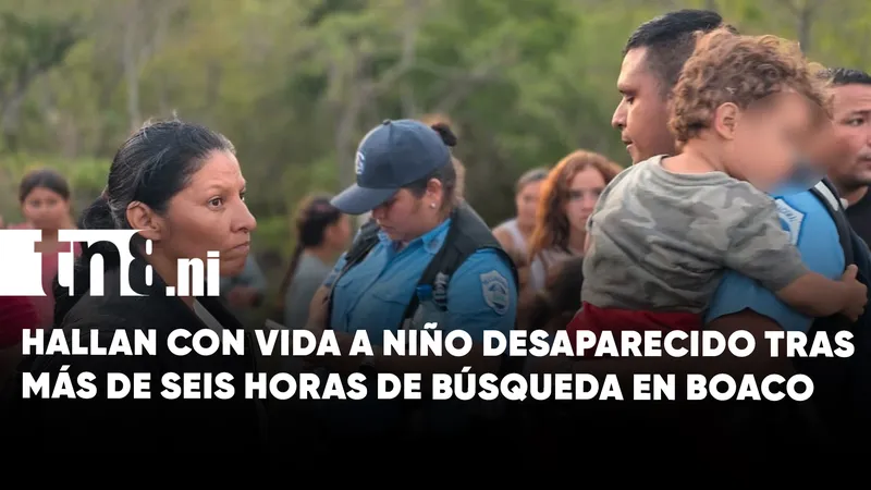 Misteriosa desaparición de un niño moviliza a autoridades y pobladores en San Lorenzo, Boaco