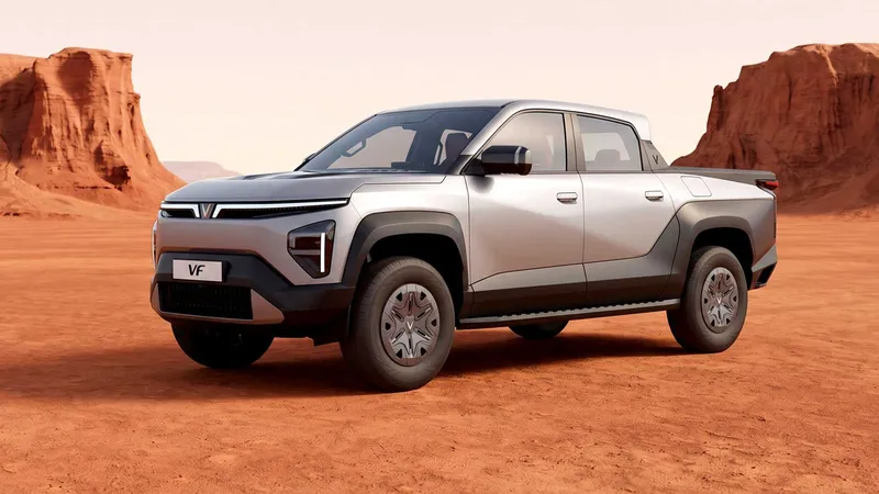 VinFast VF Wild: el primer coche eléctrico de autonomía extendida de la marca es una pick-up