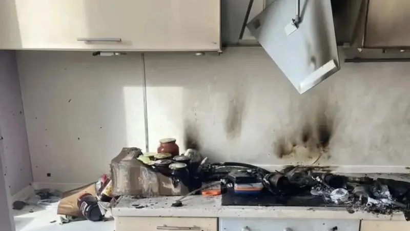 Gato provoca una fuerte explosión y destroza un apartamento
