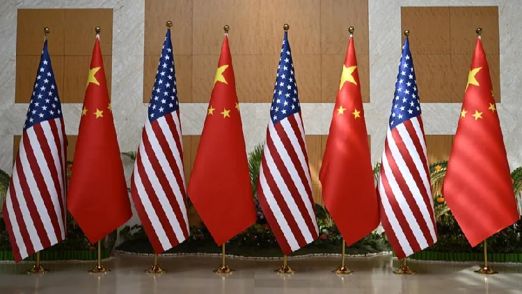 Trump pronuncia un discurso en la ceremonia de bienvenida al presidente Xi