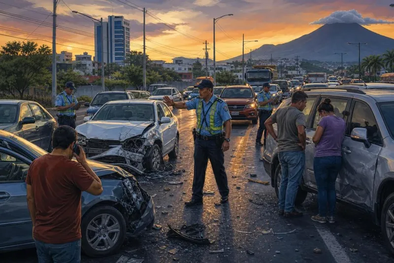 Policía captura a 83 borrachos y reporta 1,333 colisiones en Nicaragua