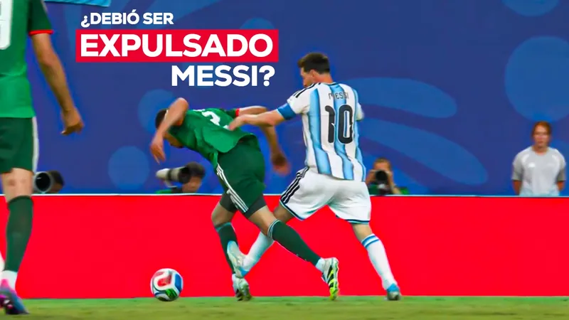 ¿Debió ser expulsado Messi? La polémica arbitral que marcó el triunfo de Argentina ante Argelia