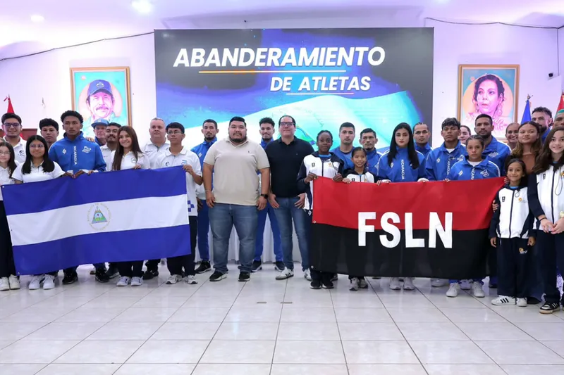 Abanderan a delegaciones para tres eventos internacionales