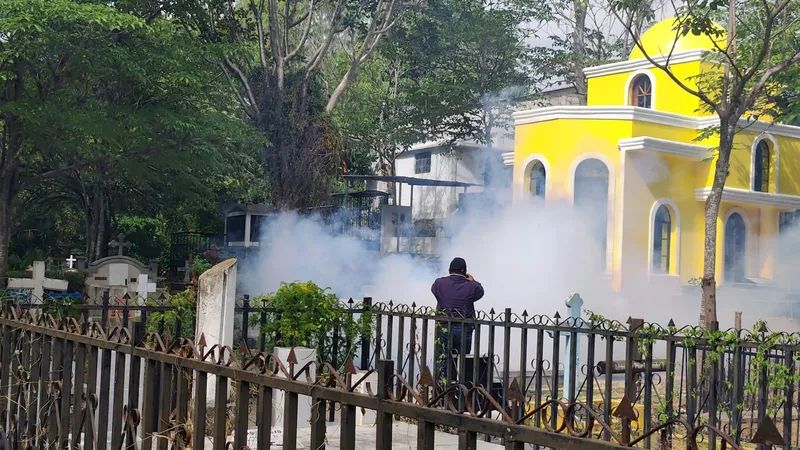 Cementerios de Nueva Segovia reciben jornadas de fumigación y limpieza