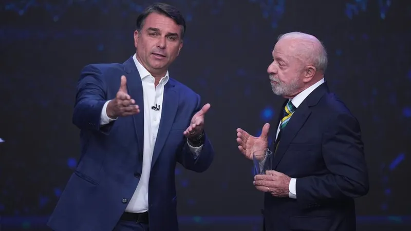 Lula y Flavio Bolsonaro protagonizan su primer debate televisado: estos fueron los temas relevantes