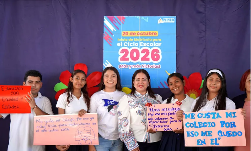 Inician matrículas escolares en línea y presencial en Nicaragua