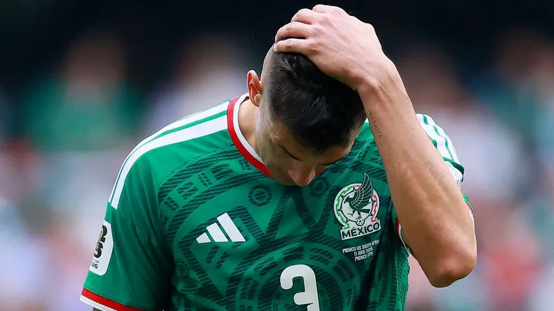 Los reprobados de México ante Sudáfrica