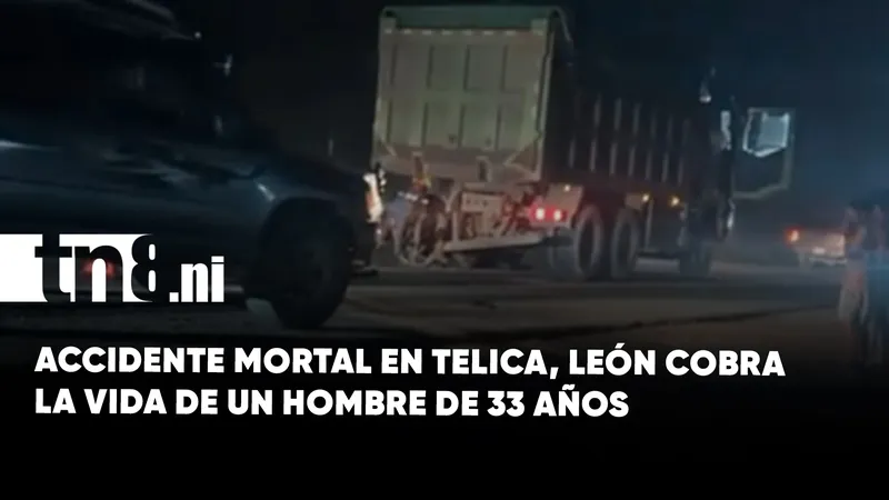 Motociclista pierde la vida en violenta colisión contra un volquete en León