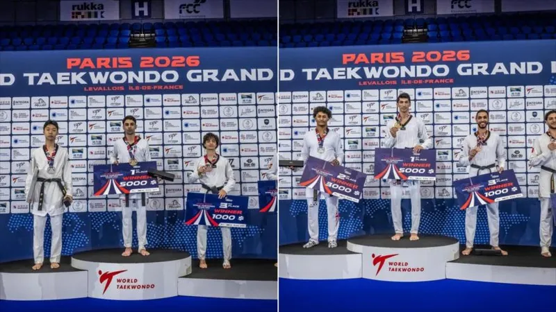 Irán conquista dos oros en el Grand Prix de Taekwondo de París