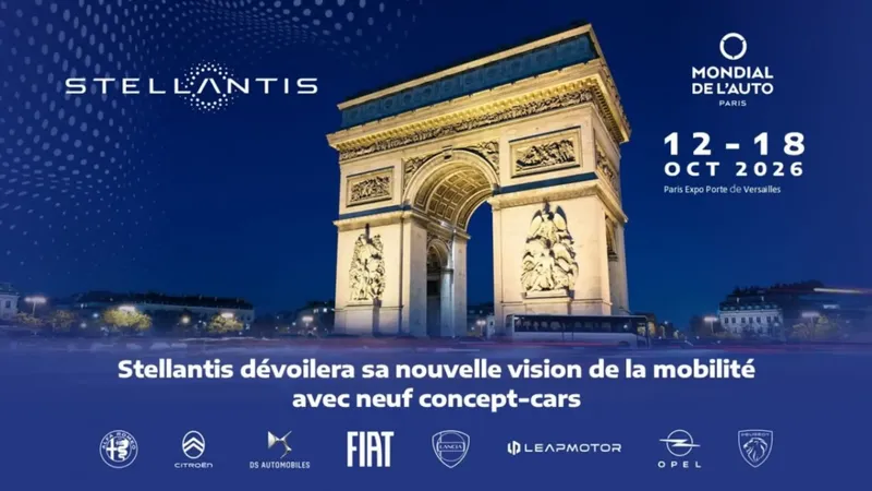 Stellantis prepara un despliegue espectacular en el Salón de París, con decenas de modelos híbridos y eléctricos en el stand más grande de la feria
