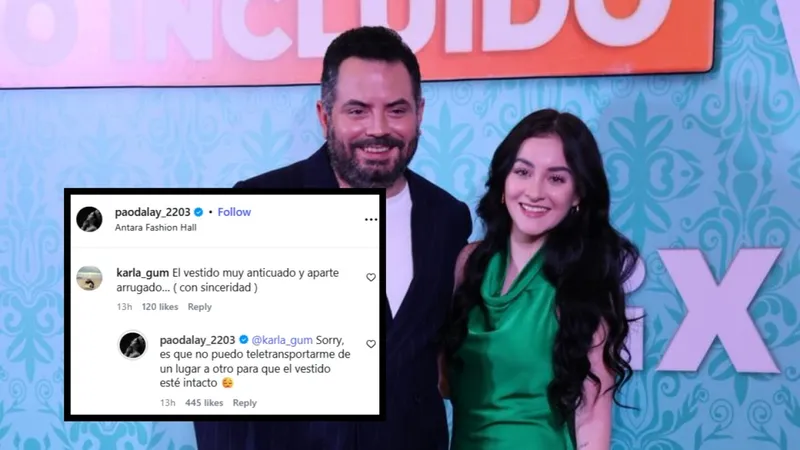 Paola Dalay, esposa de José Eduardo Derbez, recibe mensajes de odio; ella no se deja