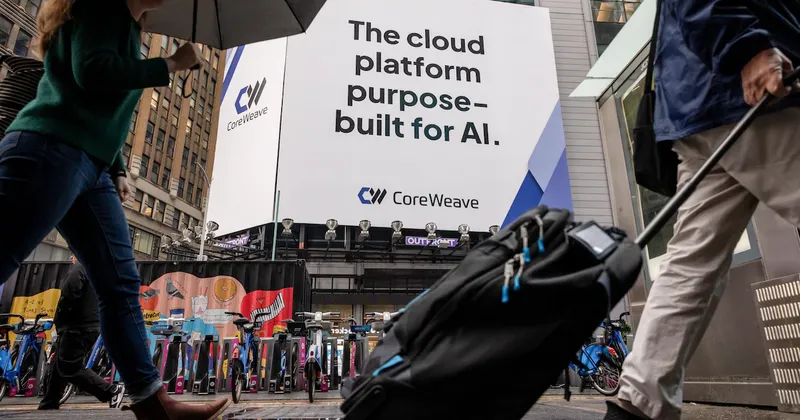 La caída de las acciones de CoreWeave refleja la división entre el miedo y la codicia ante la IA