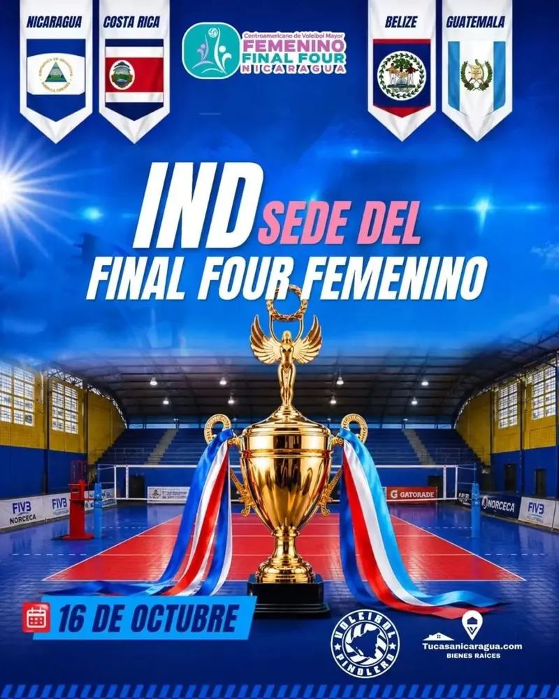 Nicaragua será sede del Final Four Femenino de Voleibol