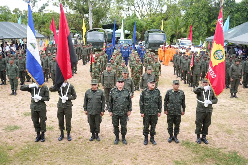 Ejército de Nicaragua realiza traspaso de mando en Bilwi, Caribe Norte