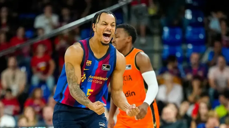 89-86: El Barça toma el control y tumba al Valencia Basket en el Palau