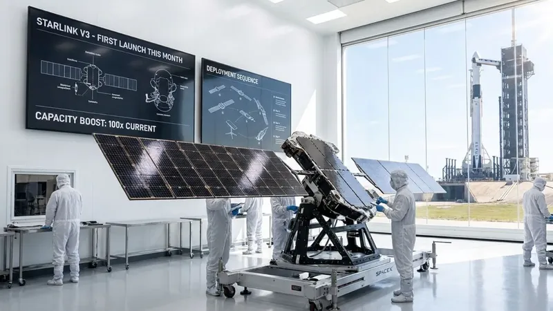 SpaceX pone fecha al primer lanzamiento de satélites Starlink V3: será este mes y multiplicará por 100 la capacidad actual