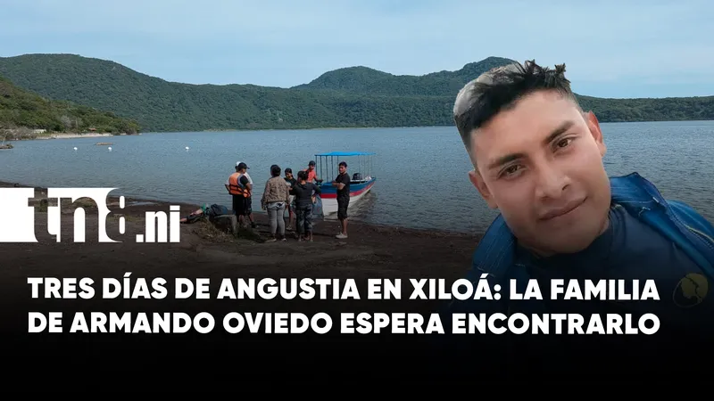 Tres días desaparecido: familiares esperan recuperar el cuerpo de Armando Oviedo en Xiloá