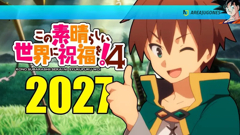 Confirmado: la temporada 4 de KonoSuba se estrenará en 2027 y esto es todo lo que sabemos de su regreso