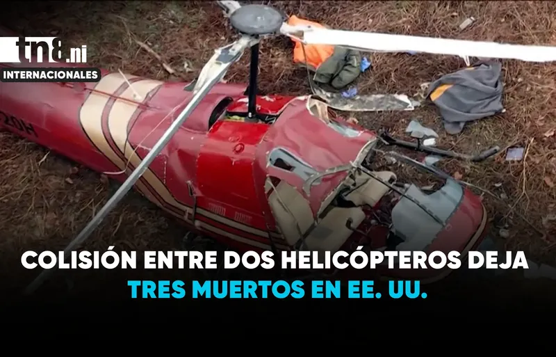 Tragedia en el aire: dos helicópteros chocan y dejan tres muertos en EE.UU.