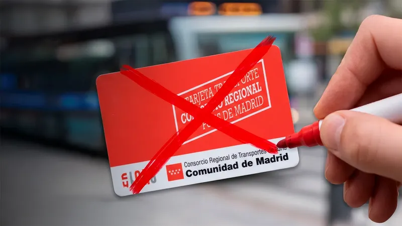 No podrás solicitarla a partir del lunes: las Tarjetas Transporte de la Comunidad de Madrid se vuelven exclusivas para unos pocos