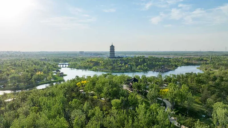 El parque Yuerong de Xiongan: el oasis urbano de la ciudad del futuro