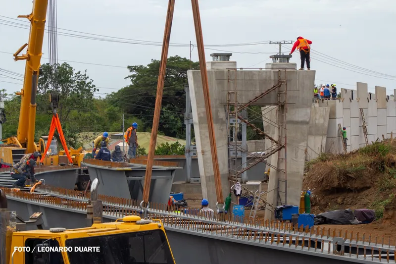 Paso a desnivel en carretera Vieja a León alcanza 55% de avance y será inaugurado a finales de diciembre