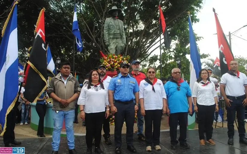 Niquinohomo rinde homenaje al General Sandino en su 131.º aniversario de su natalicio