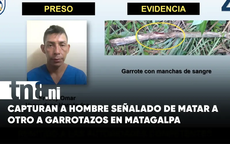Cae sospechoso de matar a un hombre a garrotazos en San Ramón, Matagalpa