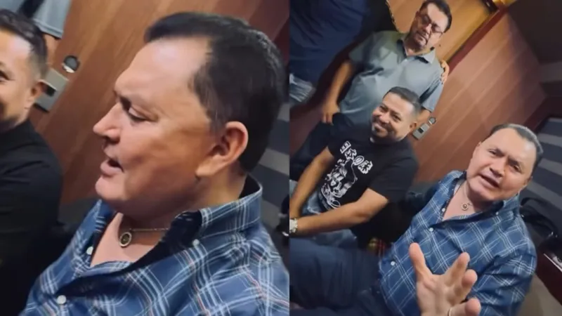 El cantante de Beto y sus canarios grabó un video horas antes del ataque que lo tiene en terapia intensiva