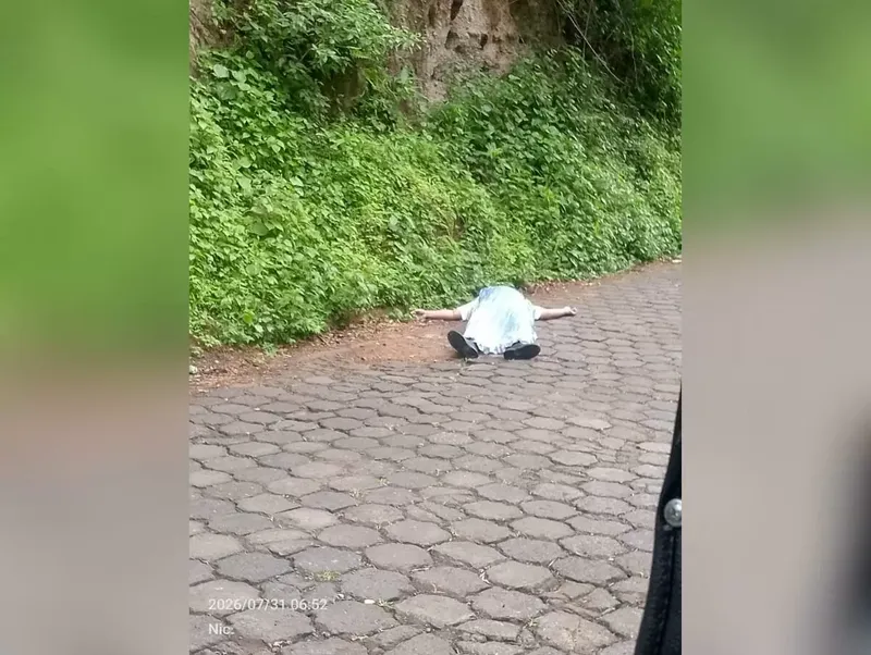 Hallan muerto a desconocido cerca de El Túnel, en Catarina, Masaya