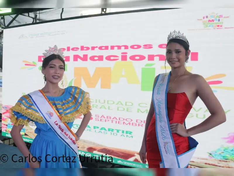 Managua elige a la Reina del Maíz entre carrozas, cultura y tradición