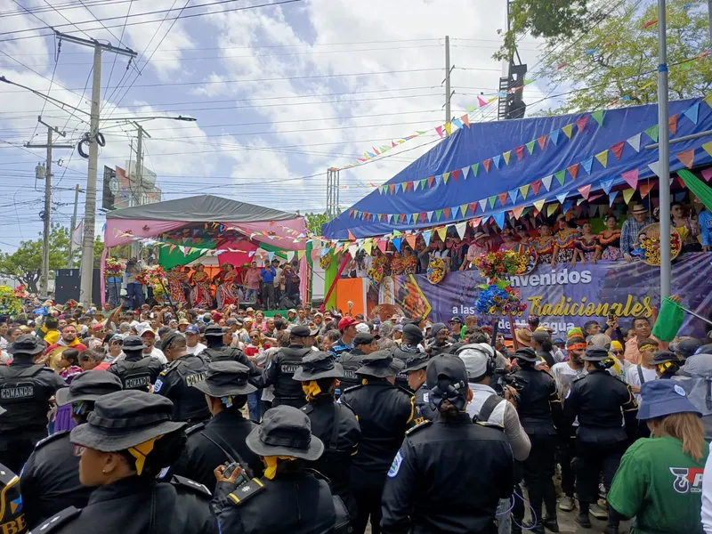 Minguito llegó a Managua en resguardo y devoción