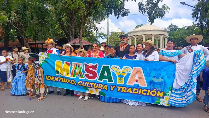 Masaya celebra su identidad cultural con el tradicional desfile de Inditos e Inditas Bonitas