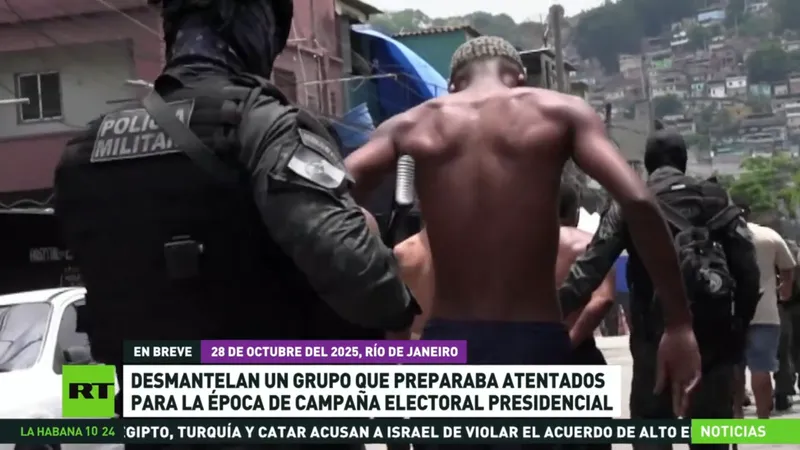 Desmantelan un grupo que preparaba atentados para la época de campaña electoral presidencial