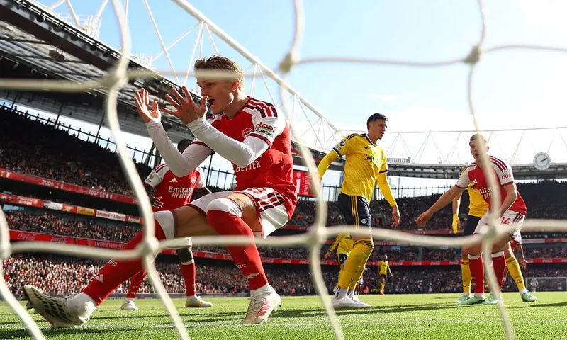 Explosiva remontada del Arsenal sobre Leeds United
