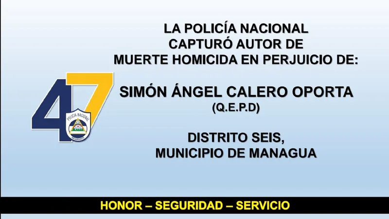 Adolescente señalado por homicidio en Managua será remitido a las autoridades competentes