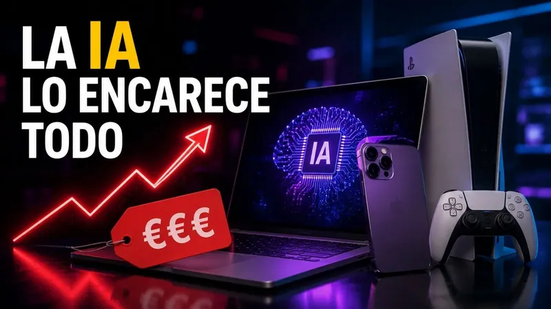 Comprar un portátil, una consola o un móvil ya es más caro por culpa de la IA