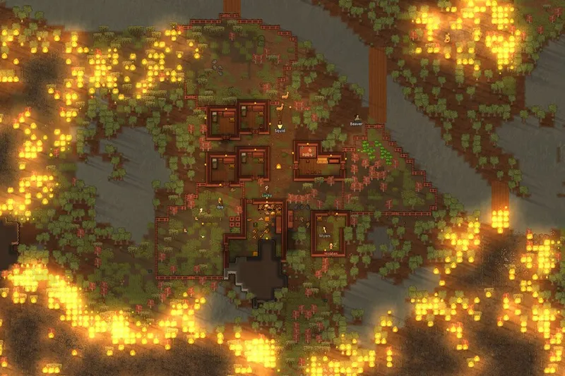 Para el ojo sin entrenar puede parecer un puñado de píxeles, pero lo que han hecho los creadores de Rimworld es una proeza dentro del PC Gaming