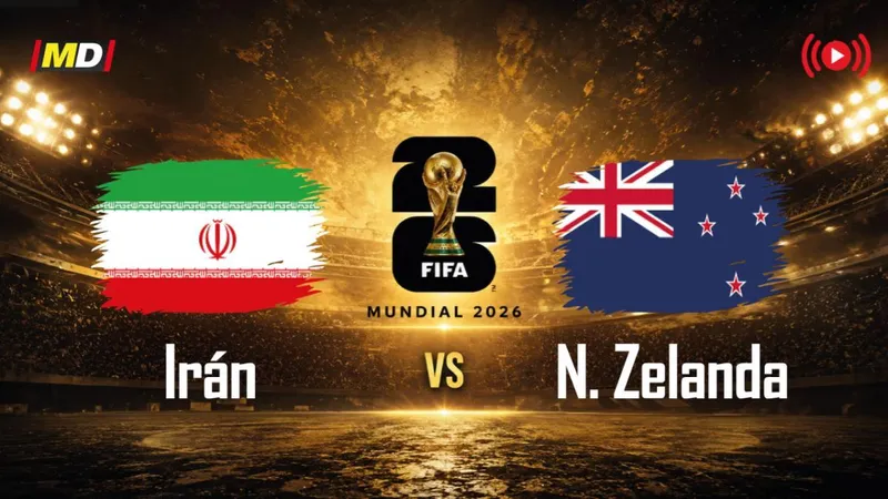 Irán - Nueva Zelanda, en directo