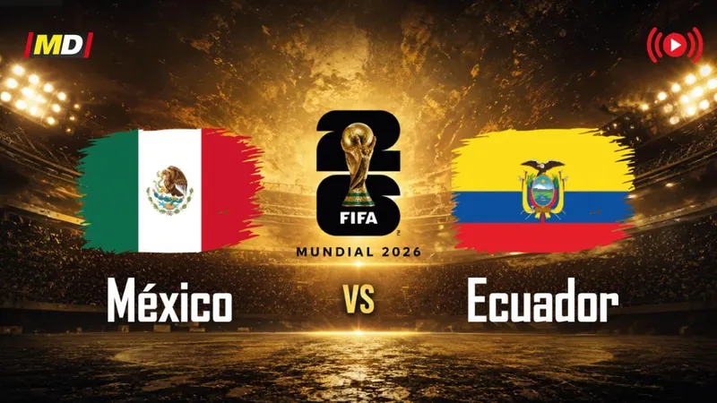 México - Ecuador, en directo