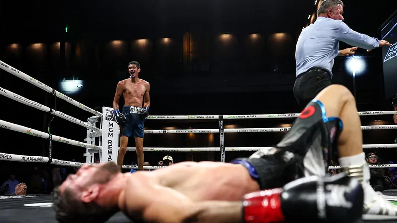Espectacular nocaut en el último segundo de la pelea