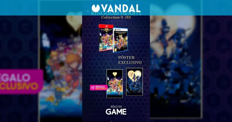 Ya puedes reservar Kingdom Hearts Collection I-III en GAME, con DLC y un póster exclusivo de regalo