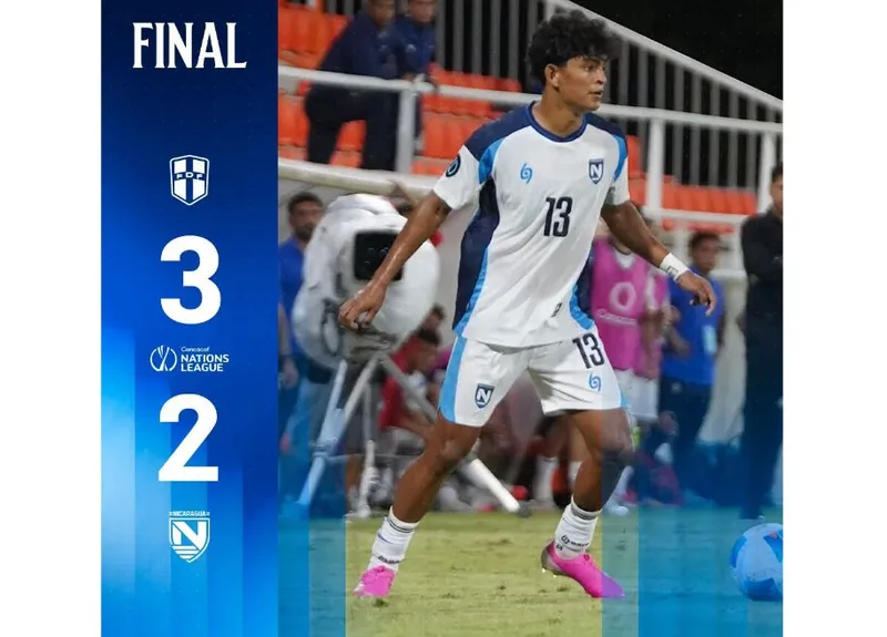 Dominicana vence a Nicaragua con gol en el último minuto del partido