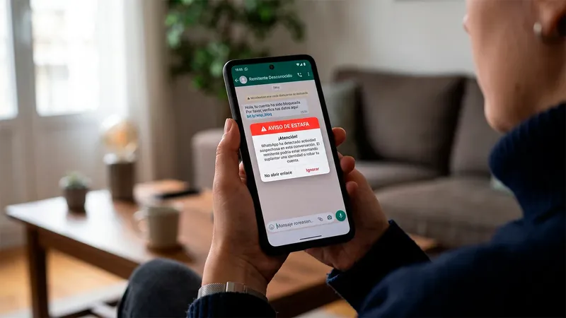WhatsApp ahora te avisará de las estafas: la nueva función que hará que no te roben tus cuentas